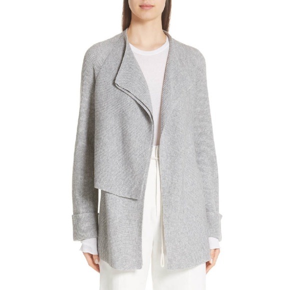 Vince Sweaters - Vince NWT Drape Front Wool Cashmere Cardigan S